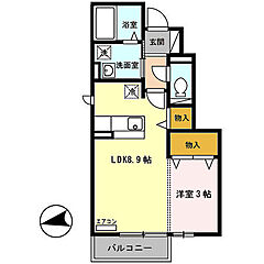 物件の間取り