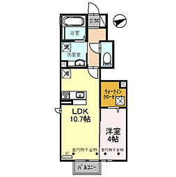 デイ.グレイス 1LDKの間取図画像