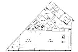 Villa Yua 3階1LDKの間取り