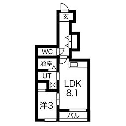 間取図画像 1LDK