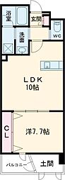 ロイヤル光貞台 1LDKの間取図画像
