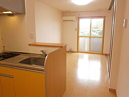 タウンコートくろい駅東　III 202 2階1LDKのリビング/ダイニング