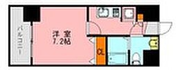 アソシアグロッツォ博多セントラルタワー 1Kの間取図画像