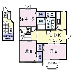 間取図画像 3LDK