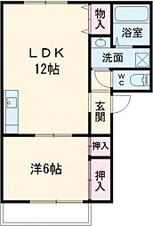 グランビア 1LDKの間取図画像