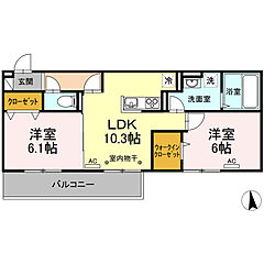 物件の間取り