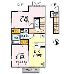 物件の間取り