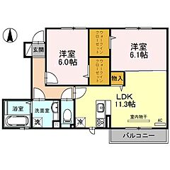 物件の間取り