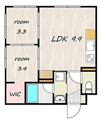 8COURT 2LDKの間取図画像