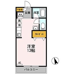 間取図画像 ワンルーム