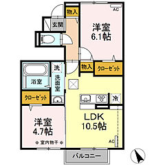 物件の間取り