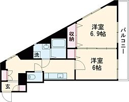 フェアリザワールド 2Kの間取図画像