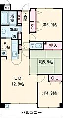 物件の間取り