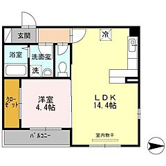 物件の間取り