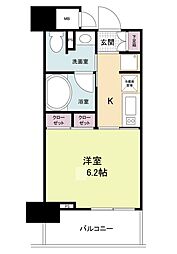 JR東海道・山陽本線 元町駅 徒歩8分の賃貸マンション 13階1Kの間取り