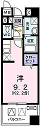センチュリー善 ワンルームの間取図画像