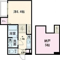 SIGNPOST長崎外大前 1SKの間取図画像