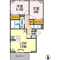 物件の間取り