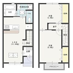 物件の間取り