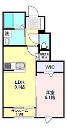 間取図画像 1LDK