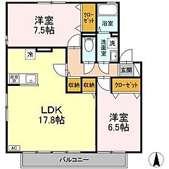 物件の間取り