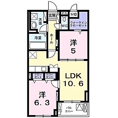 物件の間取り