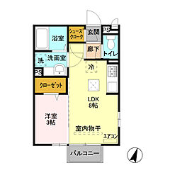 物件の間取り