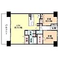 レーベン富山神通本町ONETOWER6階17.5万円
