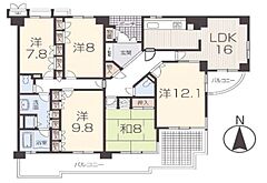 物件の間取り