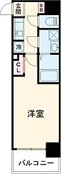 S-RESIDENCE堺市駅前 1Kの間取図画像