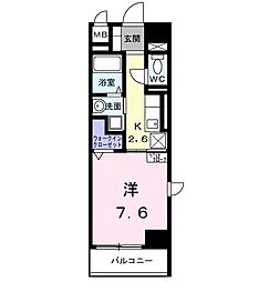 間取図画像 1K