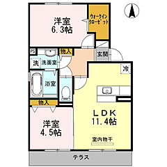 物件の間取り