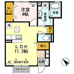 物件の間取り