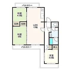 物件の間取り