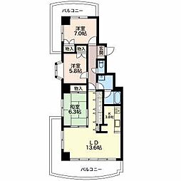 間取図画像 3LDK