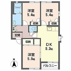 物件の間取り