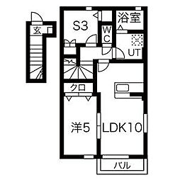 grand parace十二丁目I 1SLDKの間取図画像