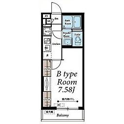 JR仙山線 北仙台駅 徒歩12分の賃貸マンション 1階1Kの間取り