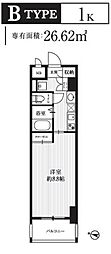 HF久屋大通レジデンス 1Kの間取図画像