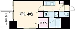 上通パレス草人木 1Kの間取図画像