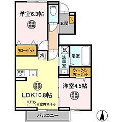 物件の間取り