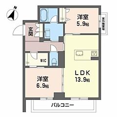 物件の間取り