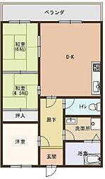 センチュリー宮町松本マンション 3LDKの間取図画像