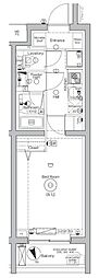 dips成増 1Kの間取図画像