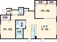 物件の間取り