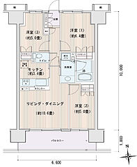 物件の間取り