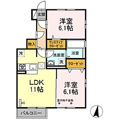 物件の間取り