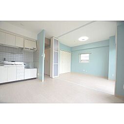 JR東北本線 南仙台駅 徒歩22分の賃貸マンション 5階2DKのリビング/ダイニング