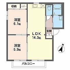物件の間取り