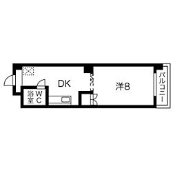 間取図画像 1DK